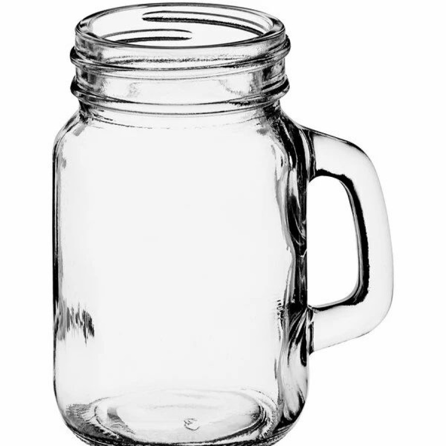 Glassware * | Acopa Rustic Charm 4.75 Oz. Mini Mason Jar With Handle 12/Case