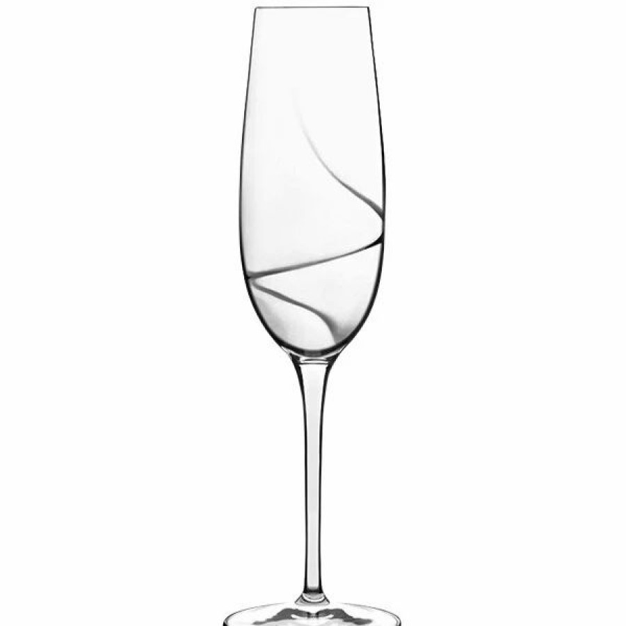 Glassware * | Luigi Bormioli Aero 8 Oz. Flute Glass 24/Case