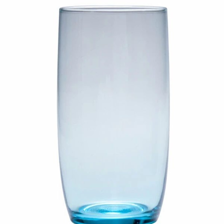 Novelty & Specialty Beverageware * | Fortessa Tableware Solutions Fortessa Gala 19 Oz. Aquamarine Beverage Glass 12/Case