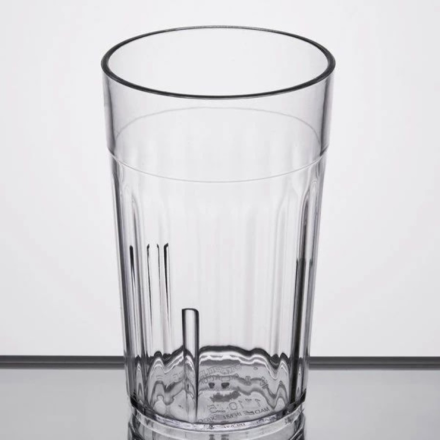 Reusable Plastic Beverageware * | Carlisle 110507 Bistro 5 Oz. Clear San Plastic Tumbler 12/Case