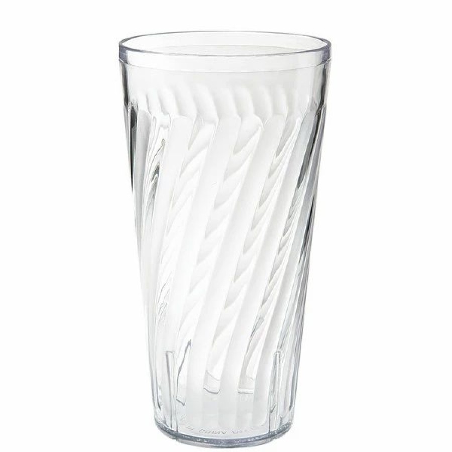 Reusable Plastic Beverageware * | Get Enterprises Get 2232-1-Cl Tahiti 32 Oz. Clear Customizable San Plastic Tumbler 72/Case