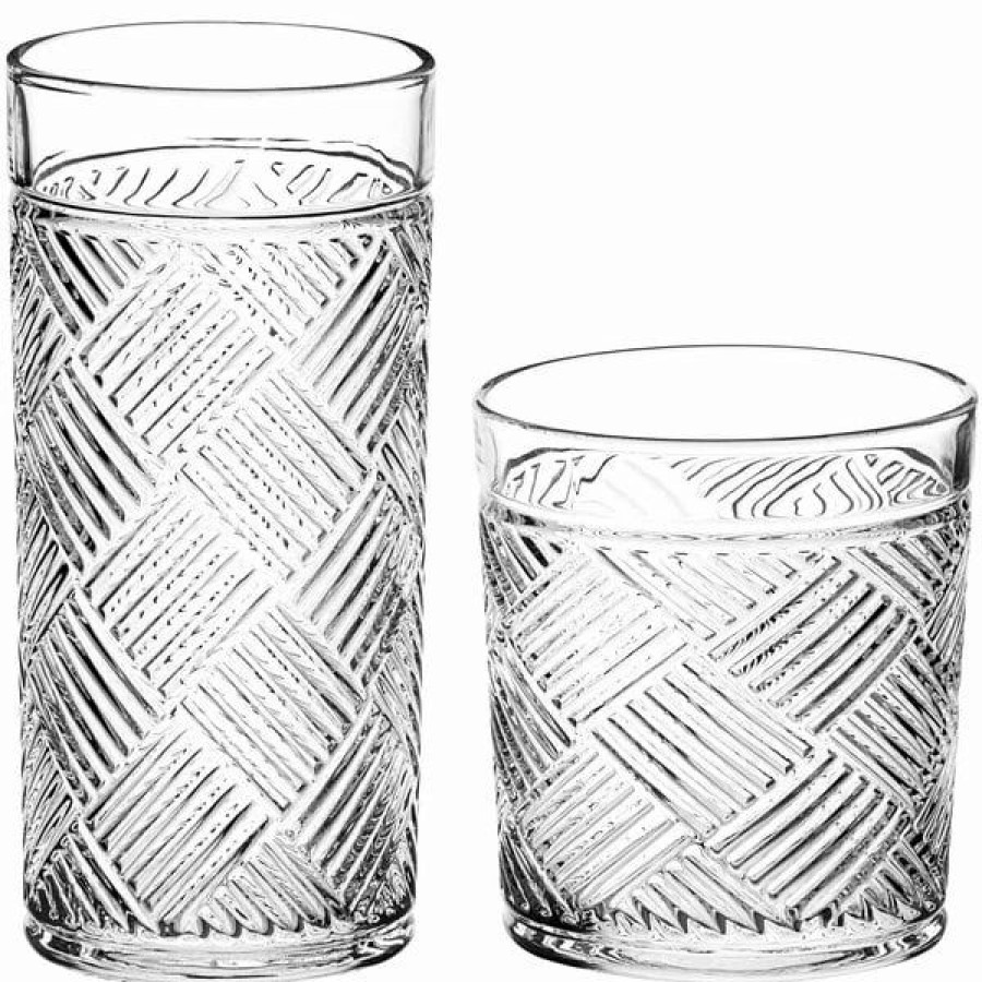 Glassware * | Acopa Zion Rocks / Old Fashioned And Highball Glass Set 24/Case