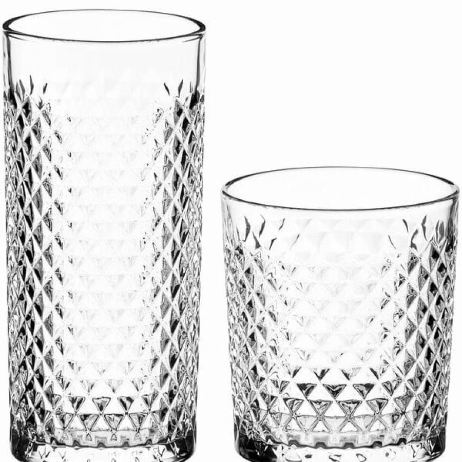 Glassware * | Acopa Aurelius Rocks / Old Fashioned And Highball Glass Set 24/Case