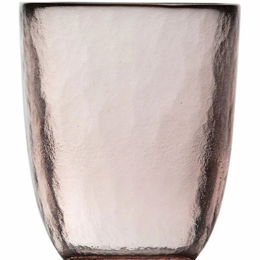 Novelty & Specialty Beverageware * | Fortessa Tableware Solutions Fortessa Los Cabos 10 Oz. Pink Glass Tumbler 4/Case