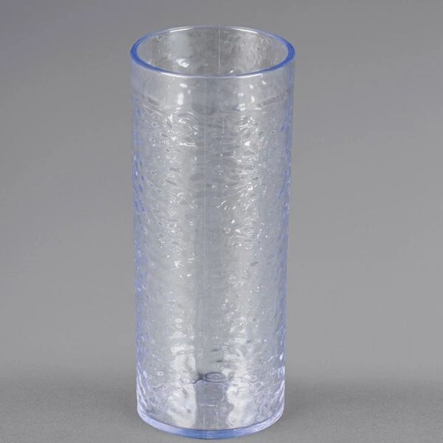 Reusable Plastic Beverageware * | Carlisle 551907 Pebble Optic 20 Oz. Clear San Plastic Tumbler 24/Case