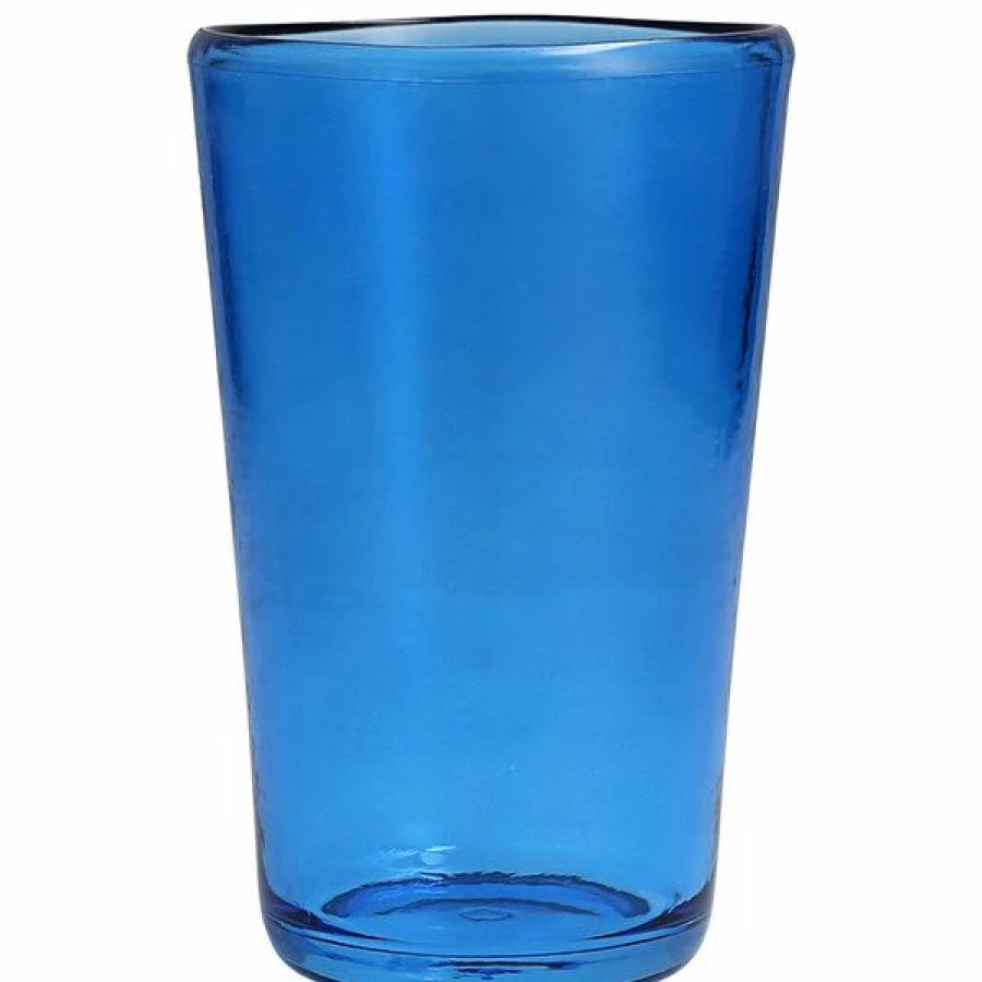 Reusable Plastic Beverageware * | Fortessa Tableware Solutions Fortessa Veranda 19 Oz. Blue Tritan Plastic Highball Glass 12/Case