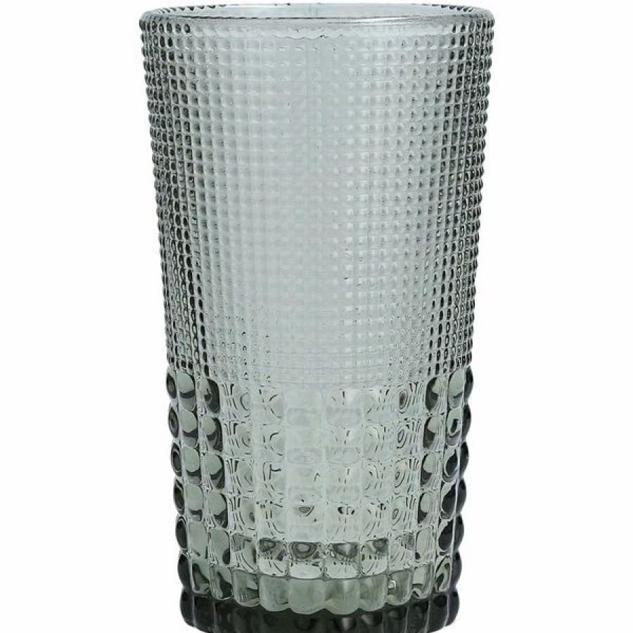 Novelty & Specialty Beverageware * | Fortessa Tableware Solutions Fortessa Malcolm 15 Oz. Gray Beverage Glass 24/Case