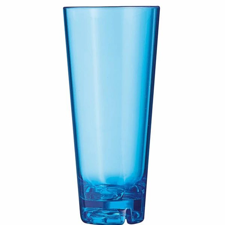 Reusable Plastic Beverageware * | Arcoroc Fm402 Outdoor Perfect 16 Oz. Blue San Plastic Hi Ball Glass By Arc Cardinal 36/Case