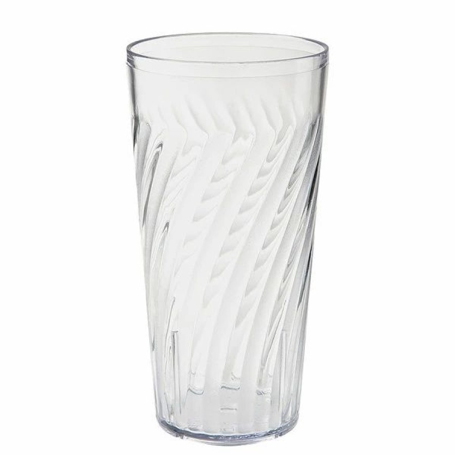 Reusable Plastic Beverageware * | Get Enterprises Get 2221-1-Cl Tahiti 20 Oz. Clear Customizable San Plastic Tumbler 72/Case