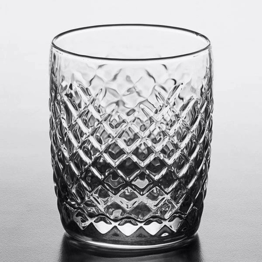 Glassware * | Anchor Hocking 13398Fs Cross-Hatch 10 Oz. Rocks / Old Fashioned Glass 12/Case