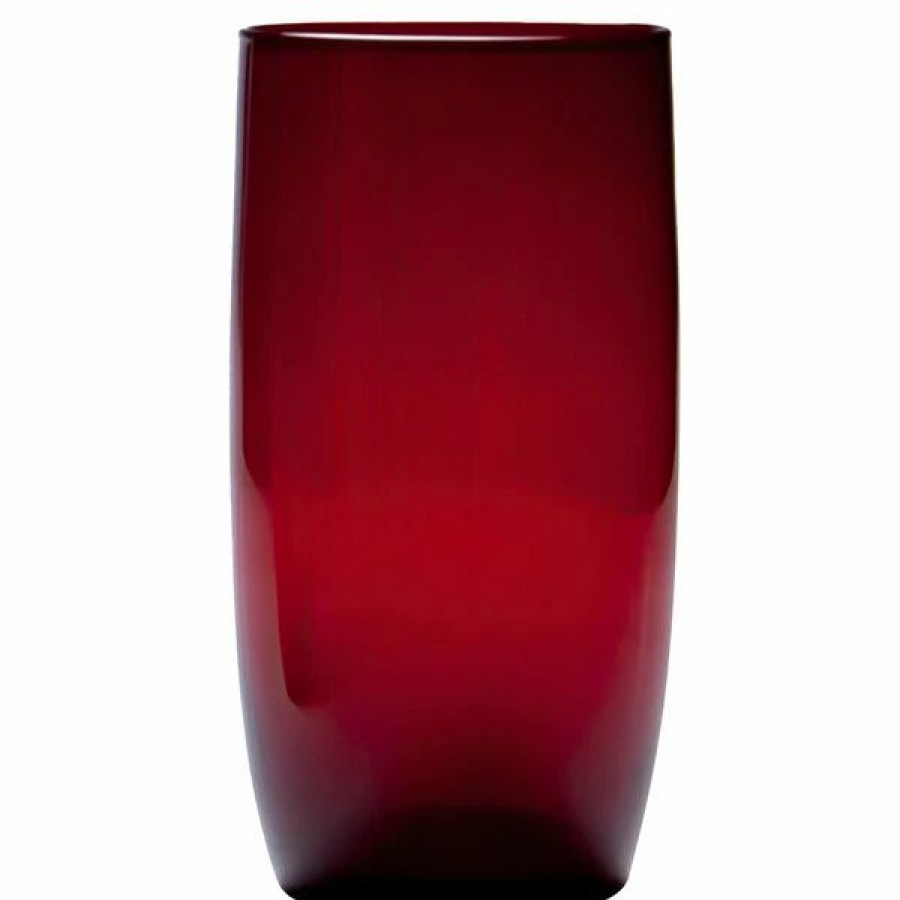 Novelty & Specialty Beverageware * | Fortessa Tableware Solutions Fortessa Gala 19 Oz. Ruby Red Beverage Glass 12/Case