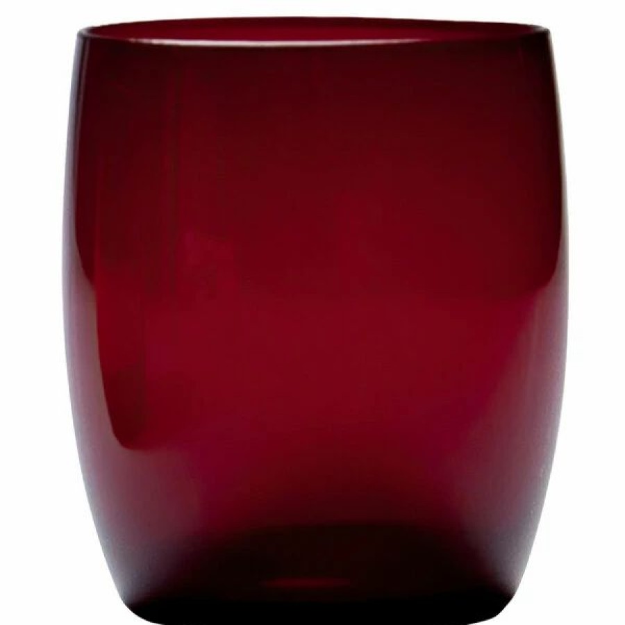 Novelty & Specialty Beverageware * | Fortessa Tableware Solutions Fortessa Gala 15 Oz. Ruby Red Short Beverage Glass 12/Case