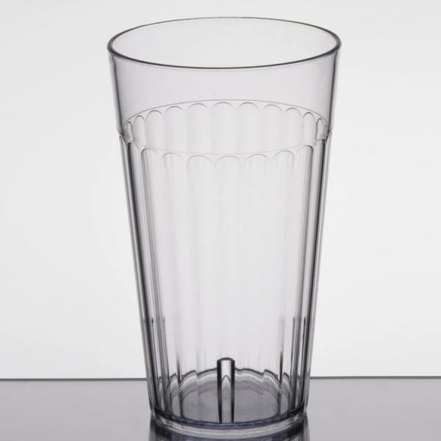 Reusable Plastic Beverageware * | Carlisle 013207 Bistro 32 Oz. Clear San Plastic Tumbler 48/Case