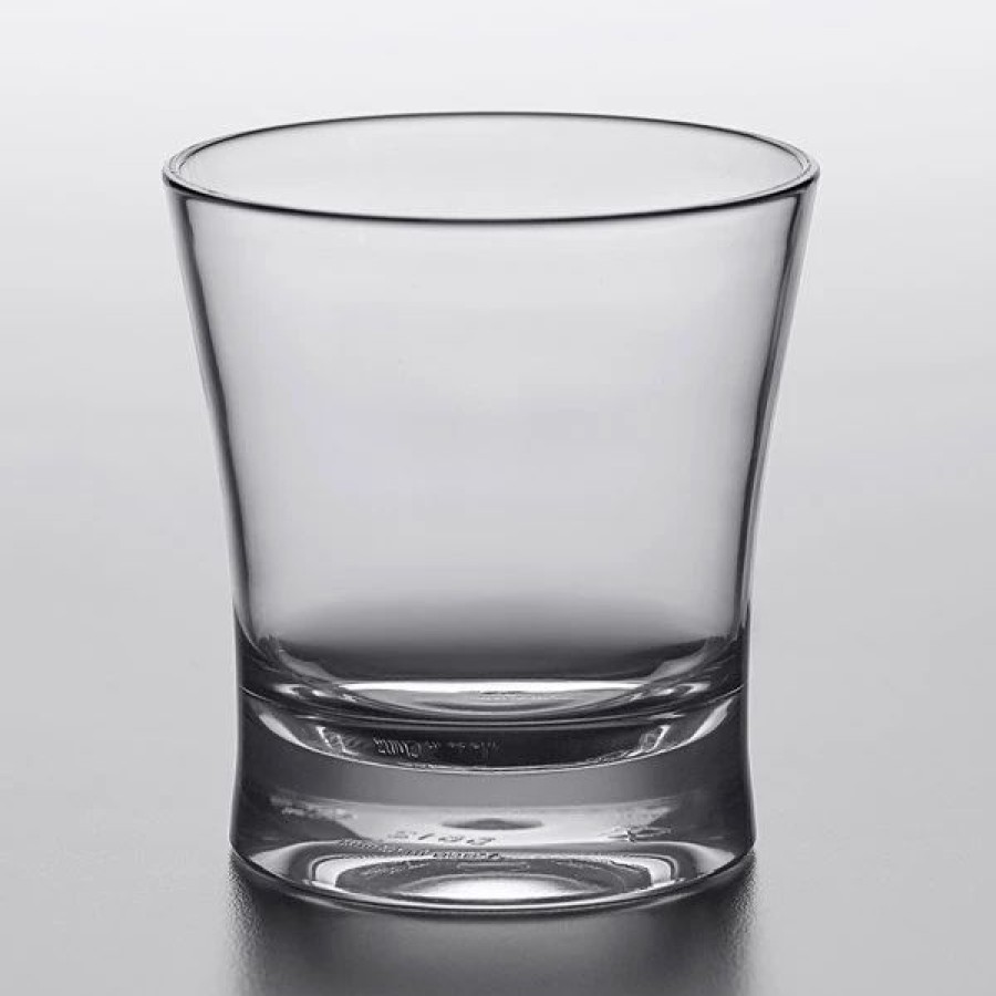 Reusable Plastic Beverageware * | Carlisle 561207 Alibi 12 Oz. San Plastic Double Rocks / Old Fashioned Glass 24/Case