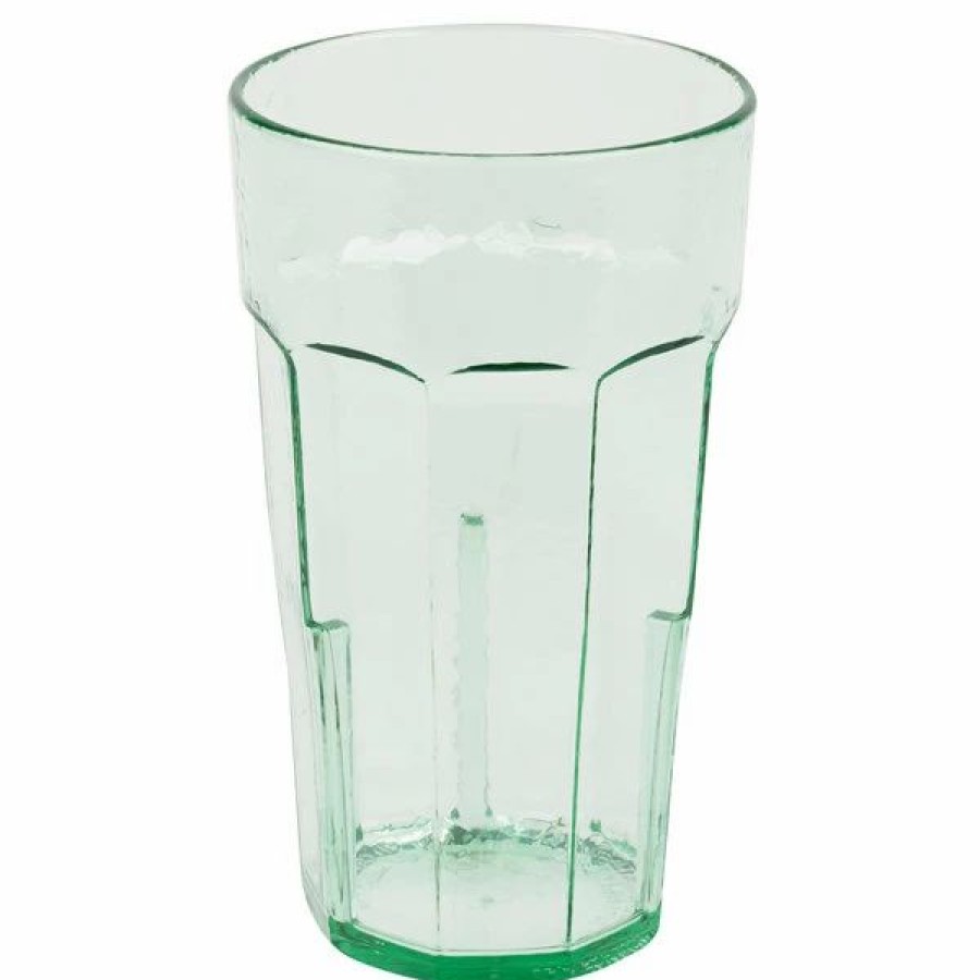 Reusable Plastic Beverageware * | Cambro Lt16427 Laguna 16 Oz. Spanish Green Customizable San Plastic Tumbler 36/Case