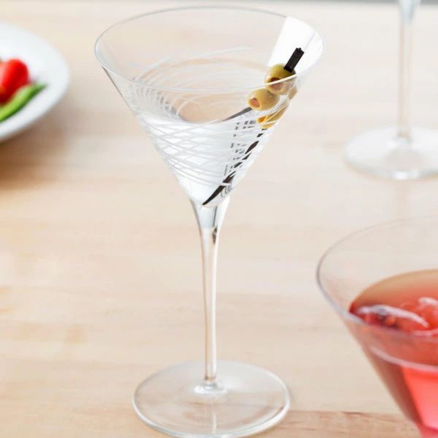 Glassware * | Master'S Reserve 9136/69477 Renewal 10 Oz. Crosshatch Martini Glass 12/Case