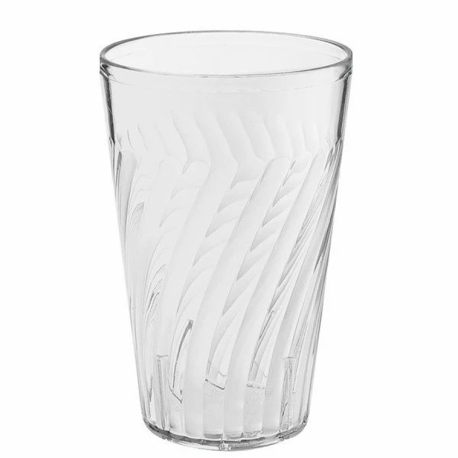 Reusable Plastic Beverageware * | Get Enterprises Get 2224-1-Cl Tahiti 24 Oz. Clear Customizable San Plastic Tumbler 72/Case