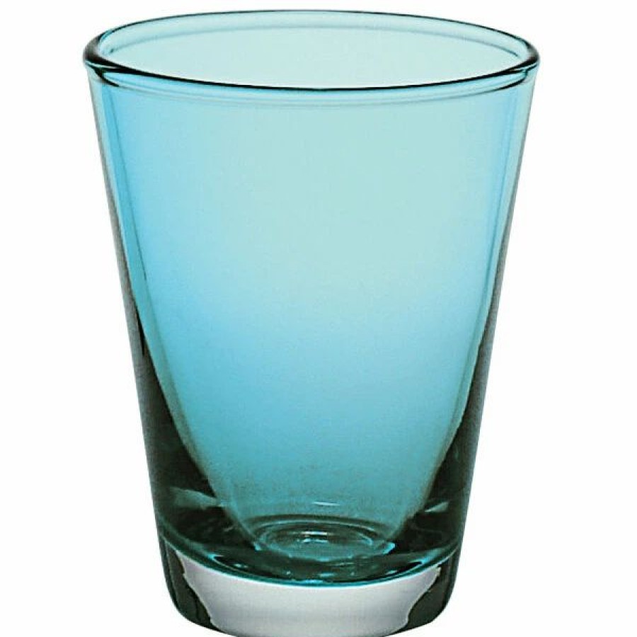 Novelty & Specialty Beverageware * | Vidivi 60328 Nadia 8.8 Oz Turquoise Water Glass / Tumbler 36/Case