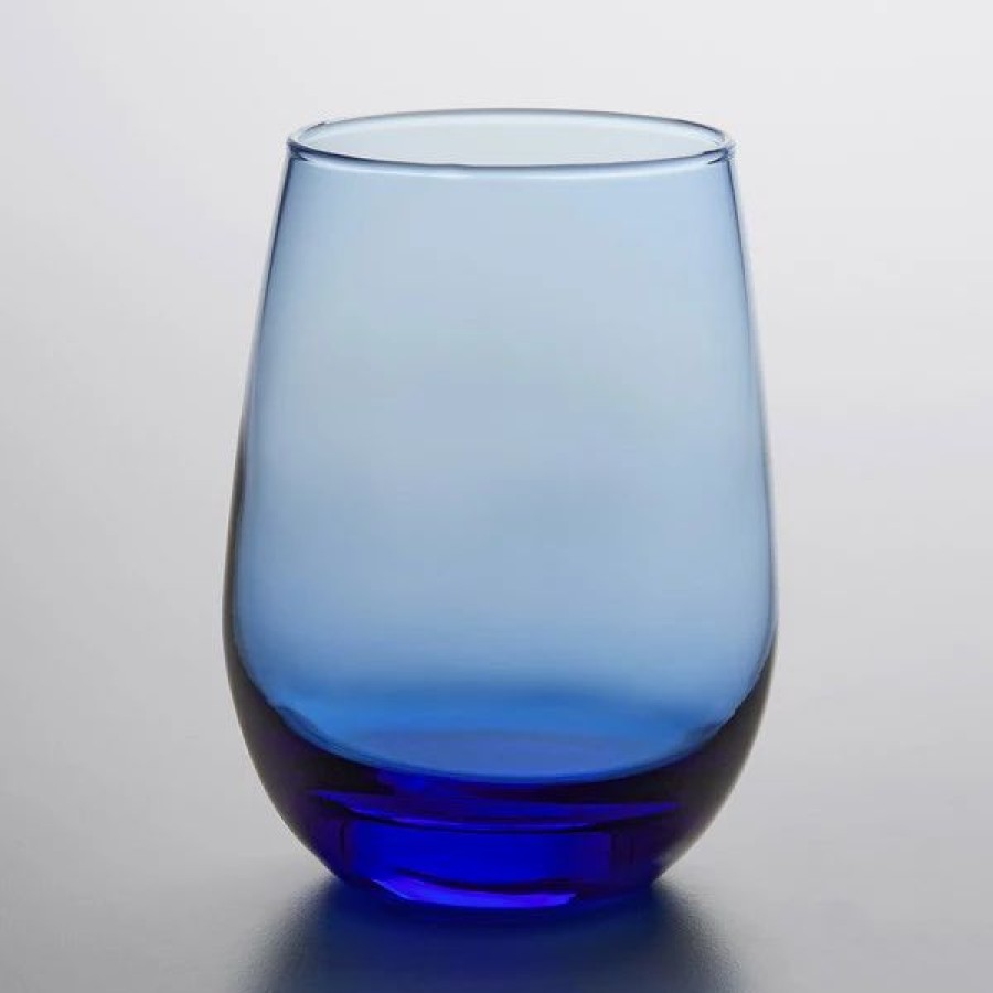 Glassware * | Libbey 231L 15.25 Oz. Tidal Blue Stemless White Wine Glass 12/Case