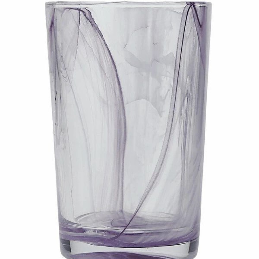 Novelty & Specialty Beverageware * | Fortessa Tableware Solutions Fortessa Swirl 14 Oz. Amethyst Beverage Glass 6/Case