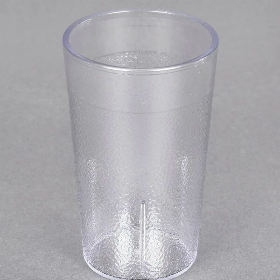 Reusable Plastic Beverageware * | Carlisle 550107 Stackable 5 Oz. Clear San Plastic Tumbler 6/Pack