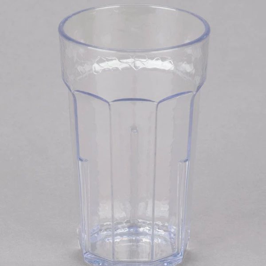 Reusable Plastic Beverageware * | Cambro Lt8152 Laguna 8 Oz. Clear Customizable San Plastic Tumbler 36/Case