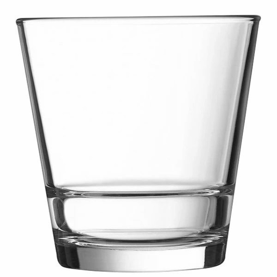 Glassware * | Arcoroc H5169 Stack Up 12 Oz. Customizable Rocks / Double Old Fashioned Glass By Arc Cardinal 12/Case