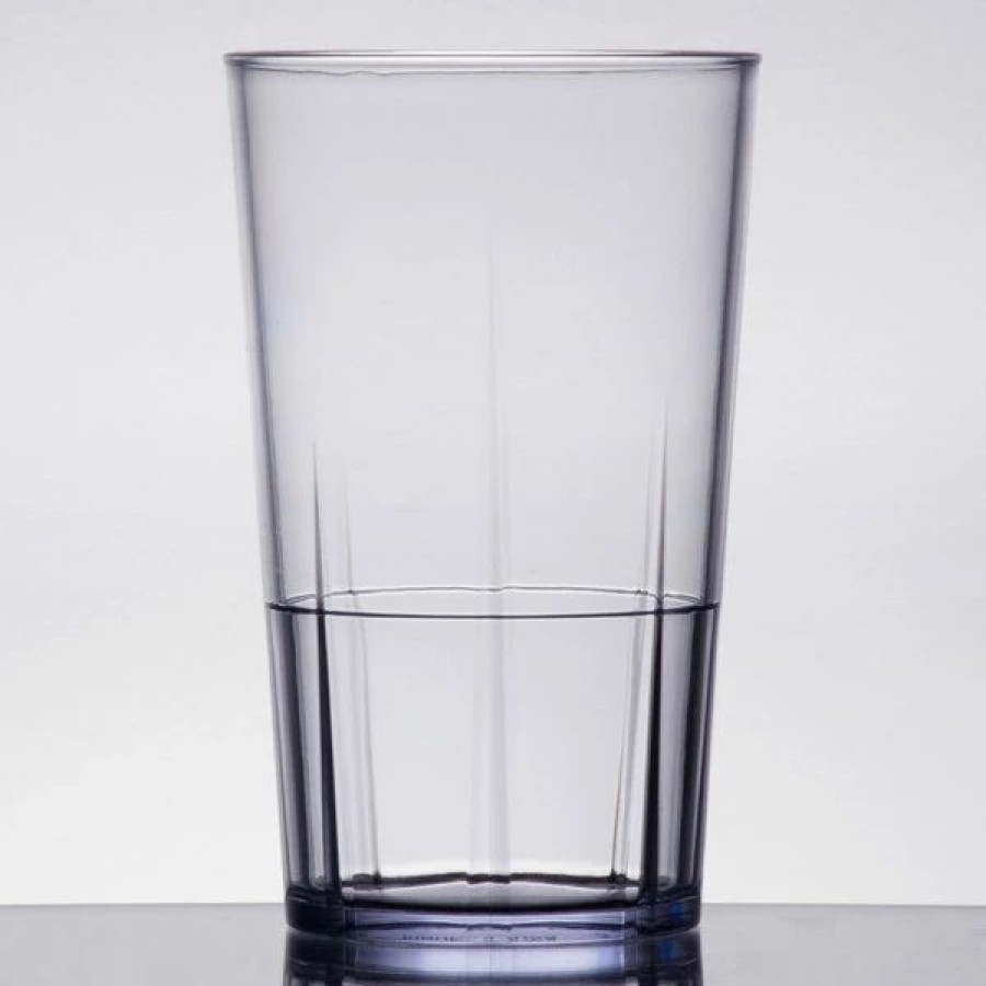 Reusable Plastic Beverageware * | Cambro Ldt10152 Lido 10 Oz. Clear San Plastic Tumbler 36/Case