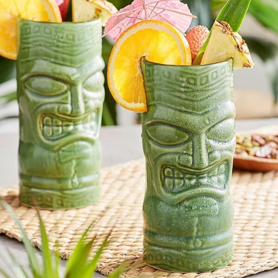 Glassware * | World Tableware 20 Oz. Green Tiki Tumbler 12/Case