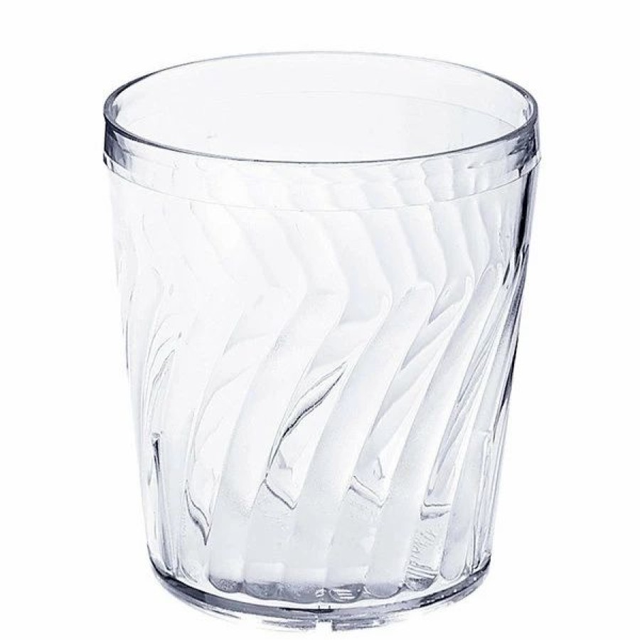 Reusable Plastic Beverageware * | Get Enterprises Get 2209-1-Cl Tahiti 9 Oz. Clear Customizable San Plastic Tumbler 72/Case