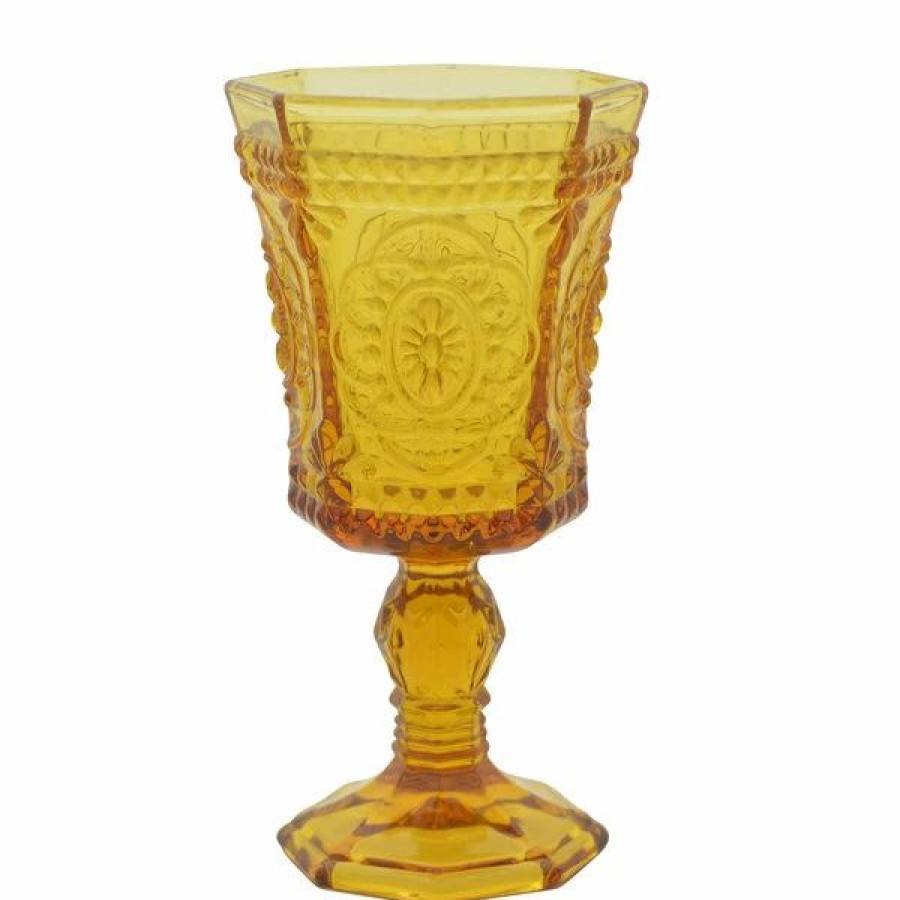 Glassware * | 10 Strawberry Street Vatican 8 Oz. Amber Red Wine Glass 6/Pack