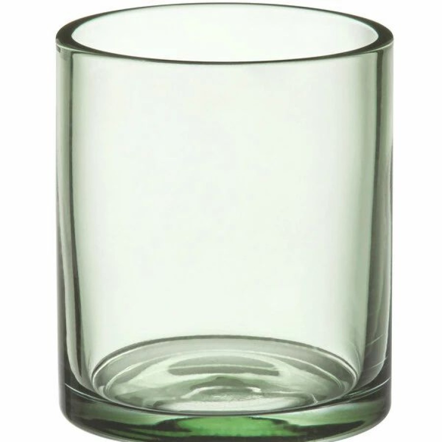 Novelty & Specialty Beverageware * | Acopa Pangea 10 Oz. Green Rocks / Old Fashioned Glass 12/Case