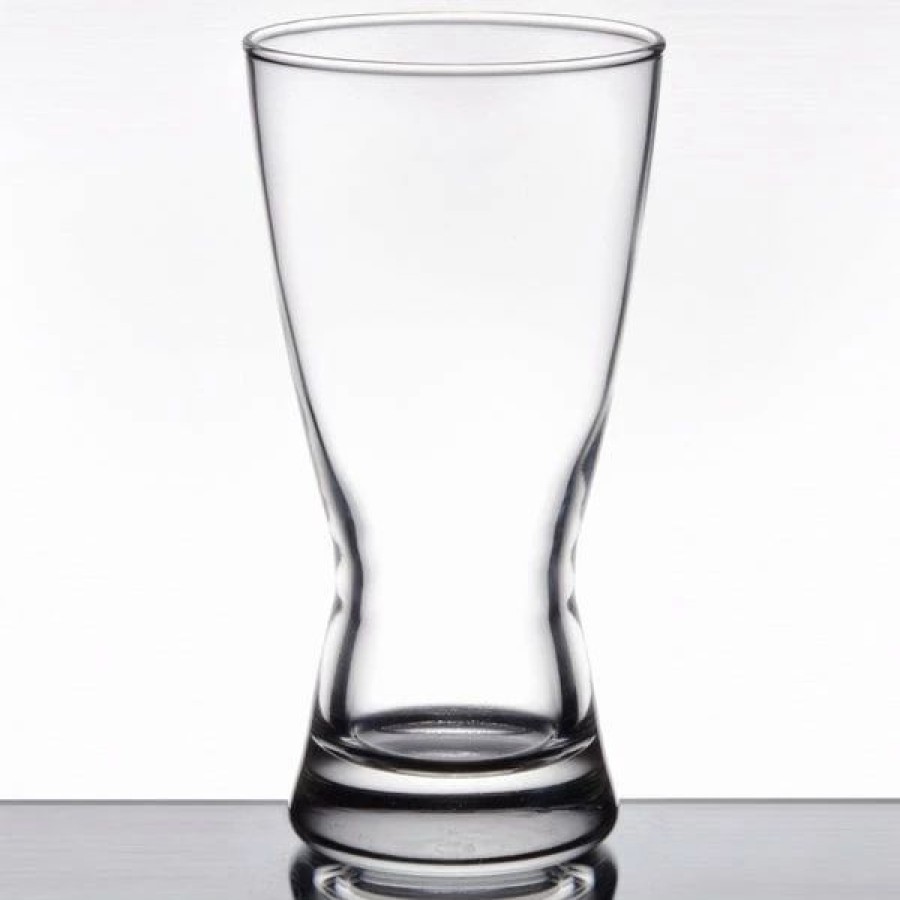 Glassware * | Libbey 1181Ht Hourglass 12 Oz. Customizable Rim Tempered Pilsner Glass 24/Case