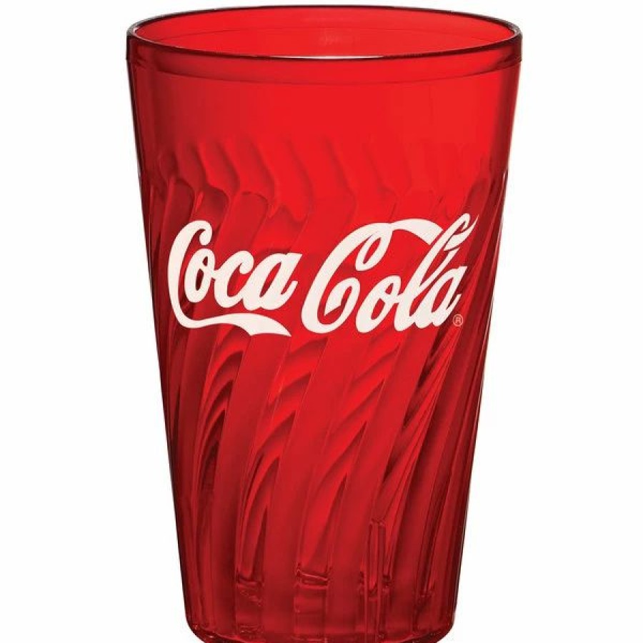 Reusable Plastic Beverageware * | Get Enterprises Get 2220-Rc Tahiti 20 Oz. Red Coca-Cola San Plastic Tumbler 72/Case