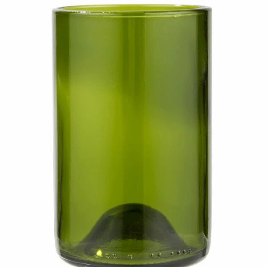 Novelty & Specialty Beverageware * | Libbey 97287 12 Oz. Customizable Green Repurposed Wine Bottle Tumbler 12/Case