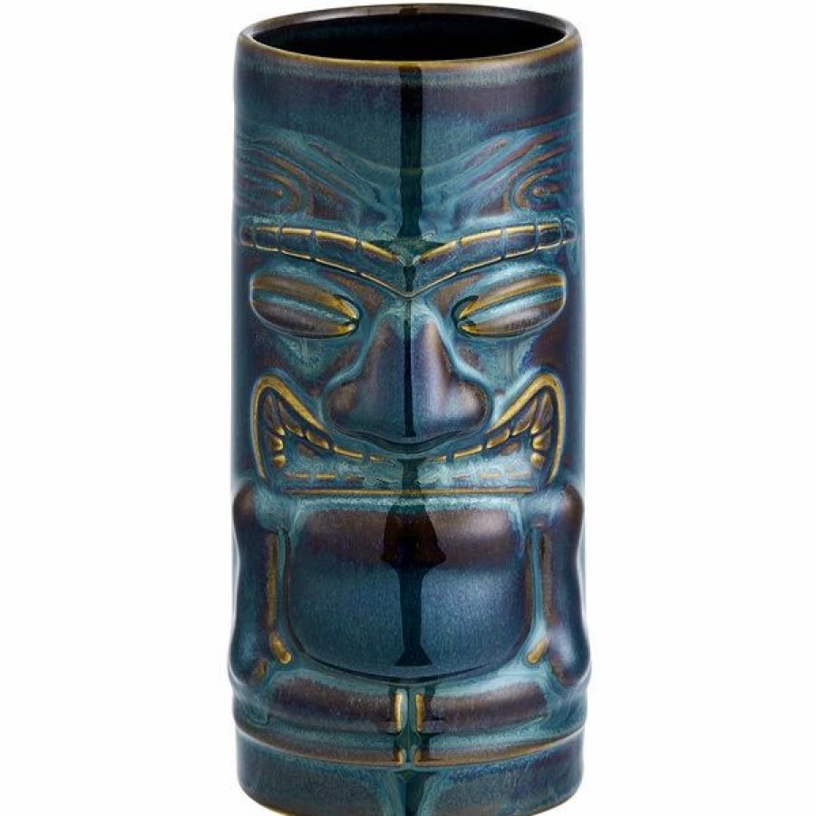 Glassware * | Tuxton Gz4-160 Pine 16 Oz. Ceramic Tiki Mug 12/Pack