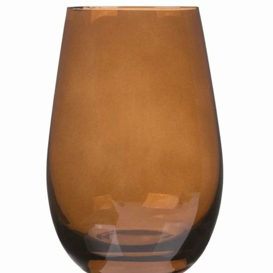 Glassware * | Stolzle S3527512E Elements 16.5 Oz. Brown Stemless Wine Glass / Tumbler 24/Case