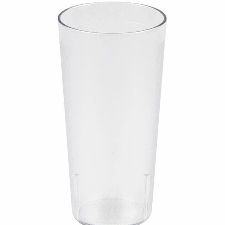 Reusable Plastic Beverageware * | Cambro 2000P2152 Colorware 22 Oz. Clear Customizable San Plastic Tumbler 24/Case