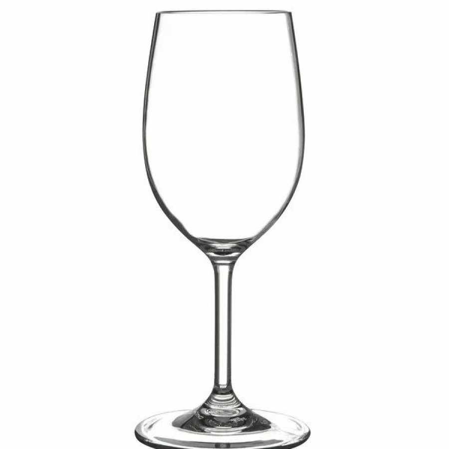 Reusable Plastic Beverageware * | Carlisle 564507 Alibi 8 Oz. Plastic White Wine Glass 6/Pack