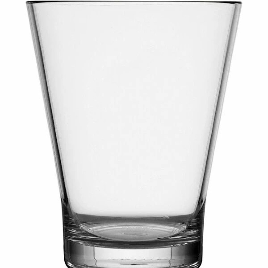 Reusable Plastic Beverageware * | Fortessa Tableware Solutions Fortessa Outside 10 Oz. Tritan Plastic Rocks / Old Fashioned Glass 24/Case