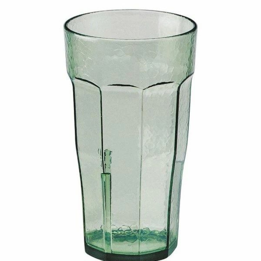 Reusable Plastic Beverageware * | Cambro Lt6427 Laguna 6 Oz. Spanish Green Customizable San Plastic Tumbler 36/Case