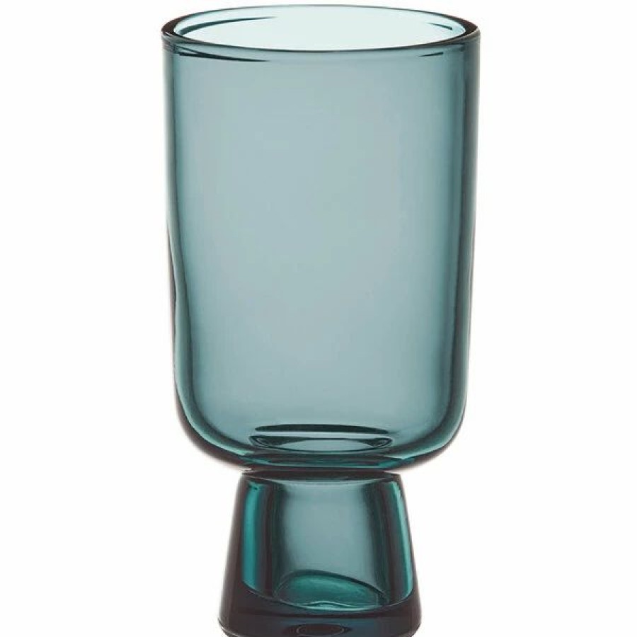 Novelty & Specialty Beverageware * | Acopa Pangea 12 Oz. Blue Goblet 12/Case