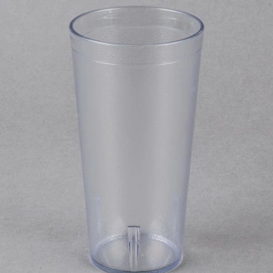 Reusable Plastic Beverageware * | Carlisle 522007 Stackable 20 Oz. Clear San Plastic Tumbler 72/Case