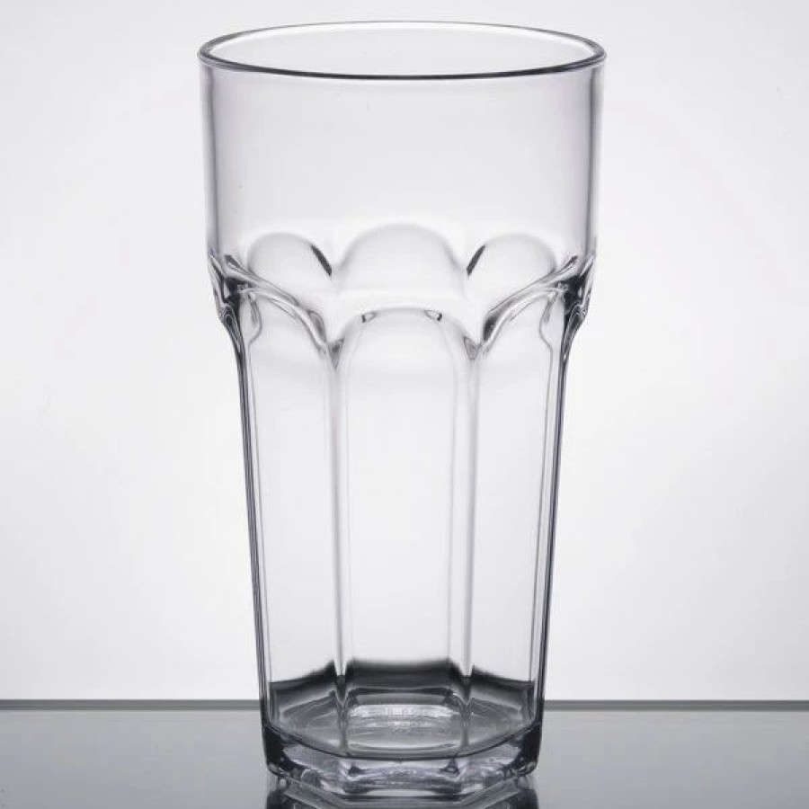 Reusable Plastic Beverageware * | Carlisle 583207 Louis 32 Oz. Clear San Plastic Tumbler 24/Case