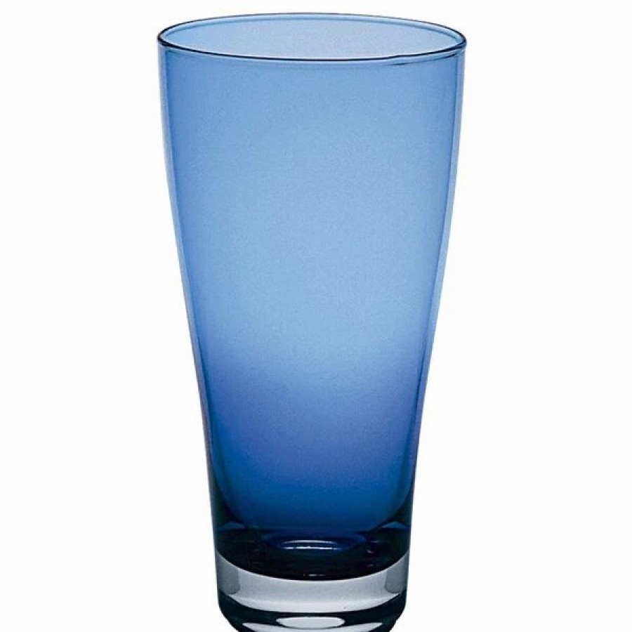 Novelty & Specialty Beverageware * | Vidivi 60318 Nadia 16.2 Oz Blue Beverage Glass / Tumbler 36/Case