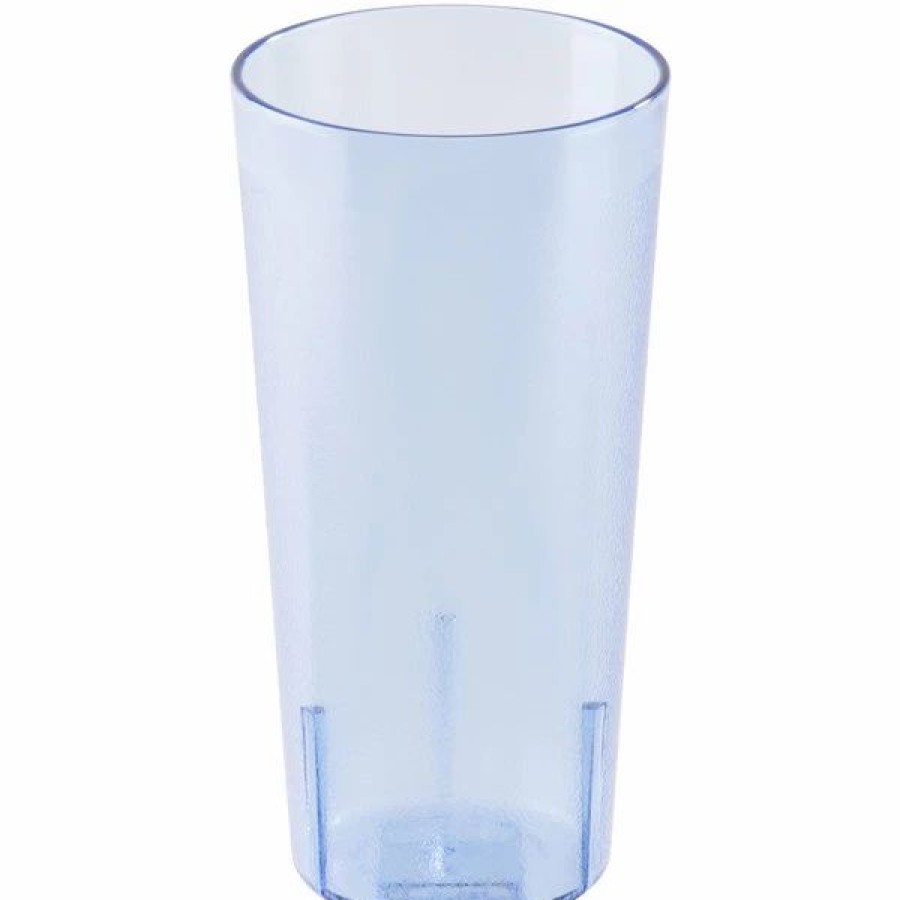 Reusable Plastic Beverageware * | Cambro 2000P2401 Colorware 22 Oz. Slate Blue Customizable San Plastic Tumbler 24/Case