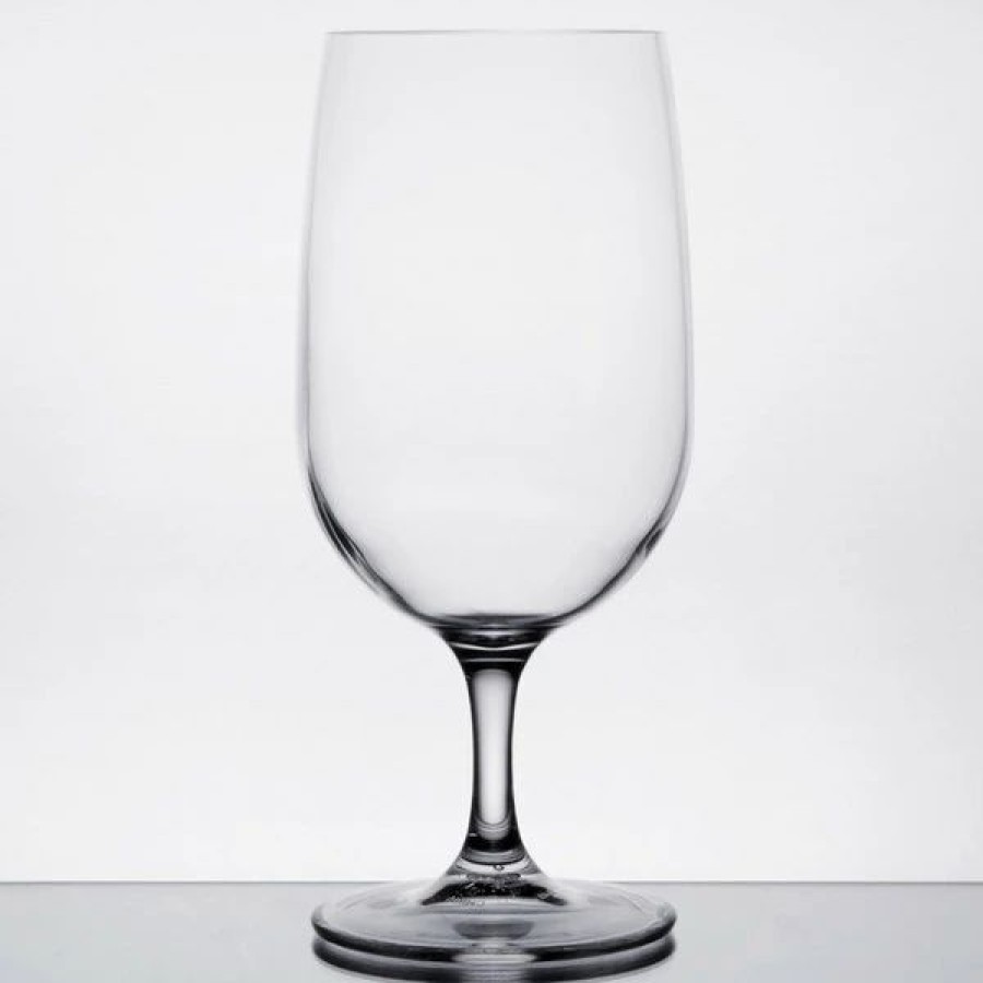 Reusable Plastic Beverageware * | Carlisle 564807 Alibi 15 Oz. Plastic Water Goblet 24/Case