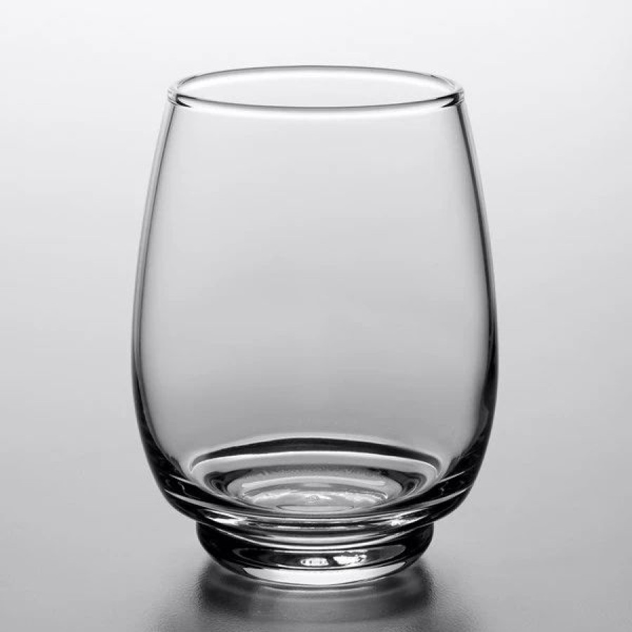 Novelty & Specialty Beverageware * | Libbey 12015 Orbital 8.5 Oz. Customizable Stackable Beverage Glass 12/Case