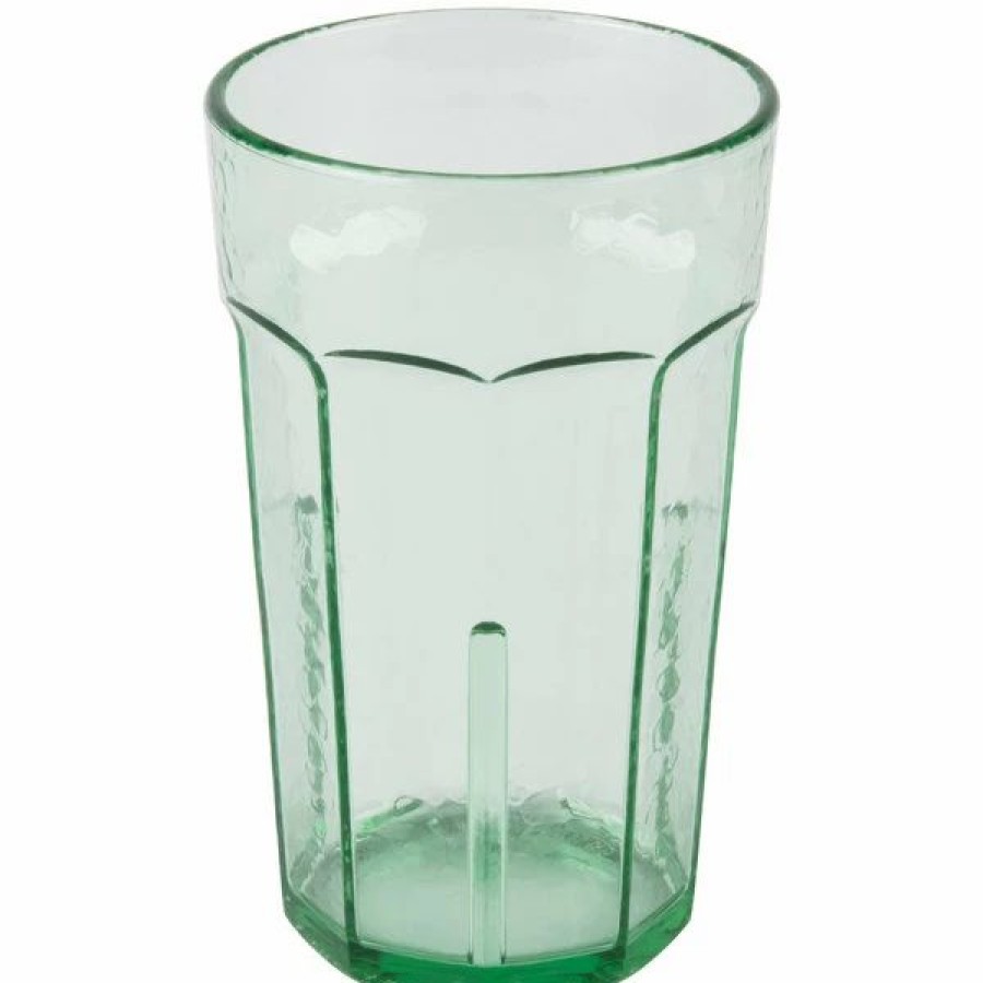 Reusable Plastic Beverageware * | Cambro Lt8427 Laguna 8 Oz. Spanish Green Customizable San Plastic Tumbler 36/Case