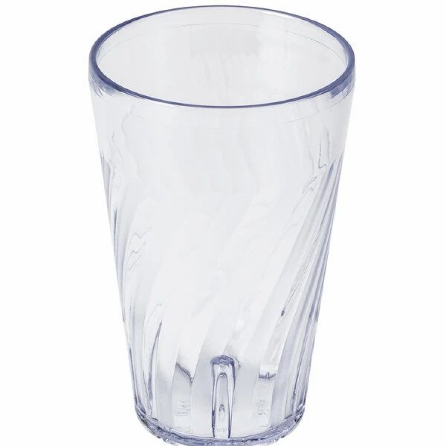 Reusable Plastic Beverageware * | Get Enterprises Get 2216-1-Cl Tahiti 16 Oz. Clear Customizable San Plastic Tumbler 72/Case